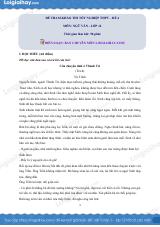 Đề tham khảo thi Văn THPT (Đề số 4) - có lời giải chi tiết